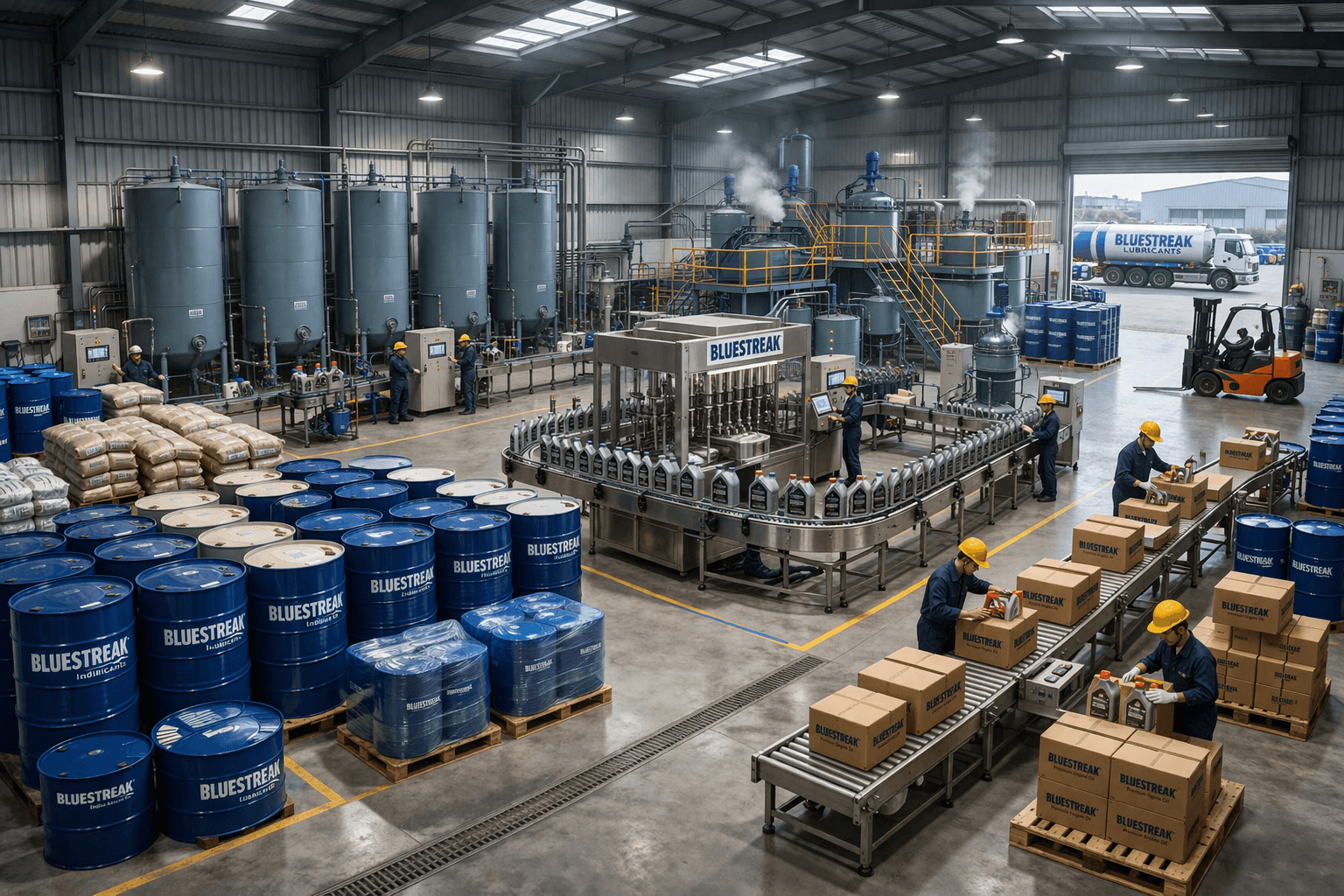 Bluestreak Group manufacturing and operations