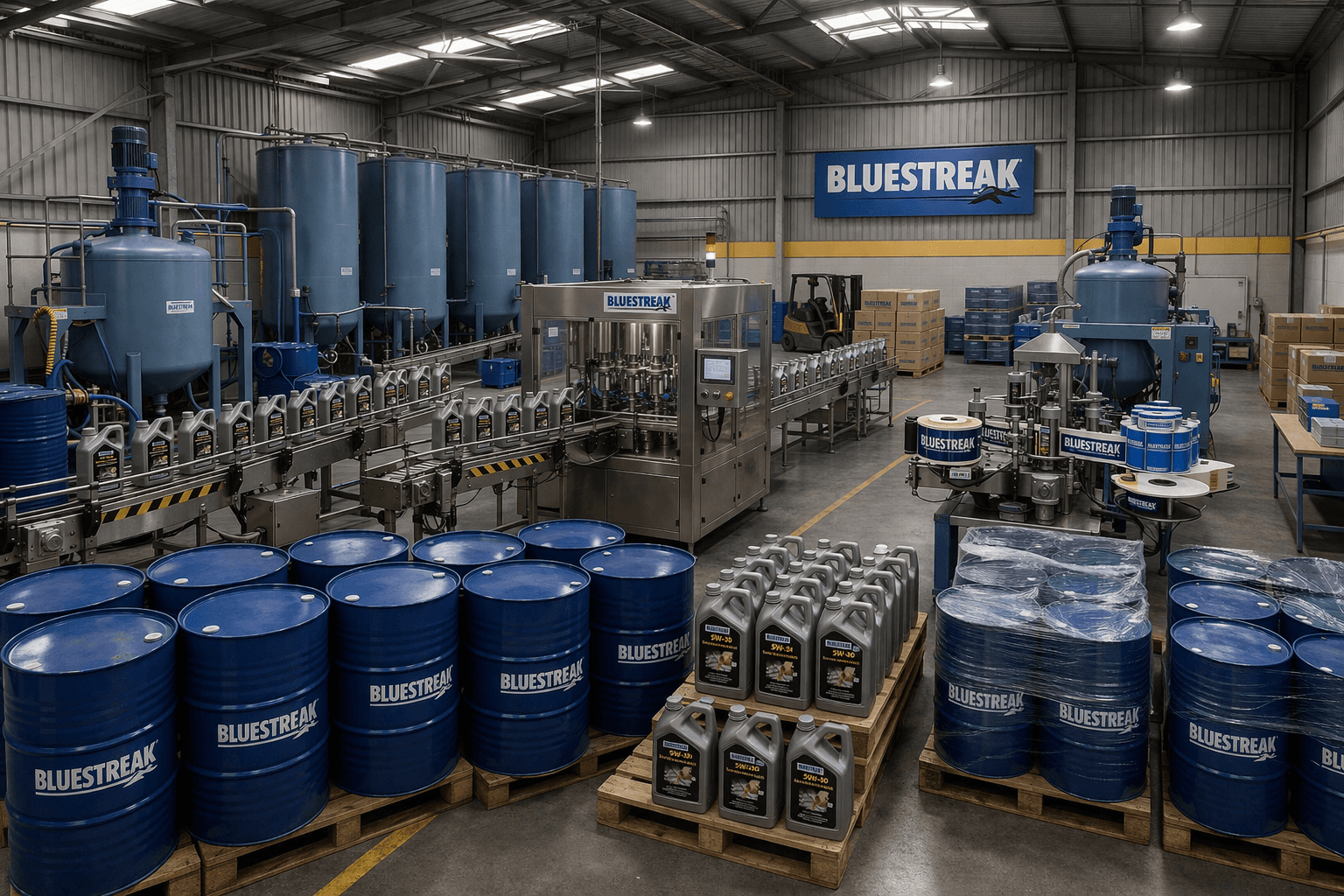 Bluestreak facility and production infrastructure